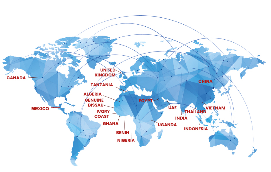 3D Trade Global Network Map
